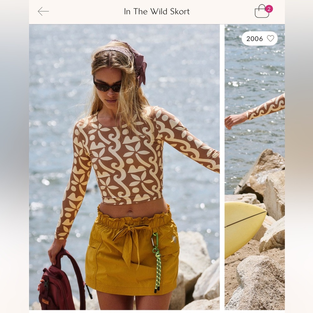 Free People In the Wild Skort